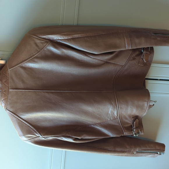 Massimo Dutti flight leather jacket - Picture 8 of 12